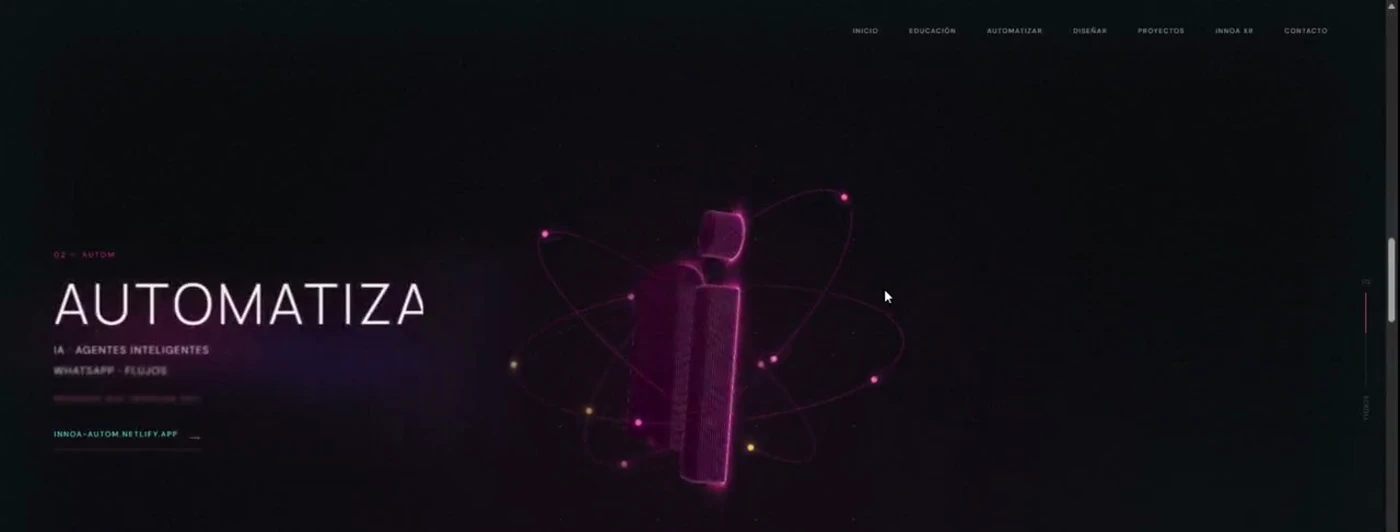 Sitio web de Innoa